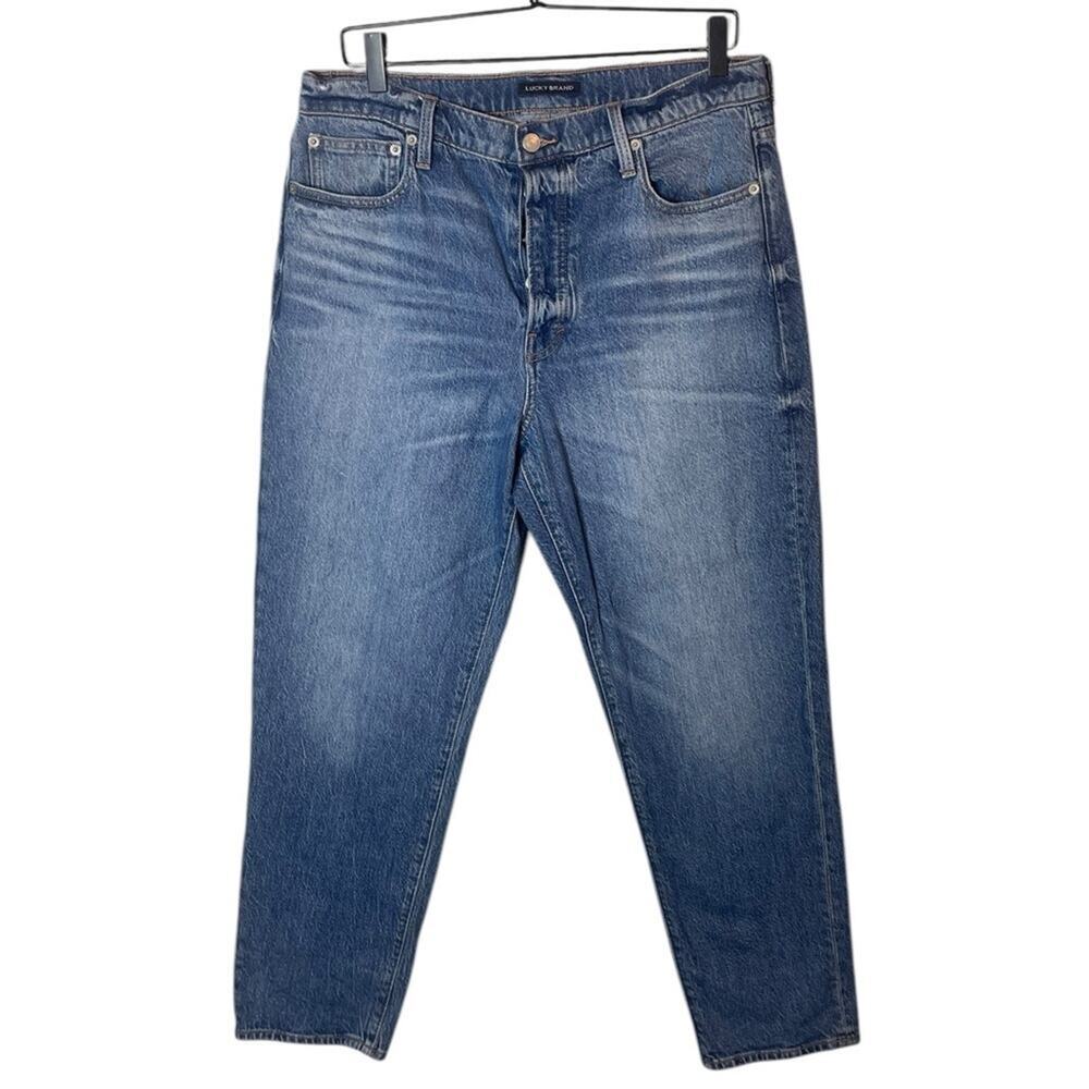 Lucky Brand Women’s 10 / 30 Drew Jeans High Rise Mom Jeans